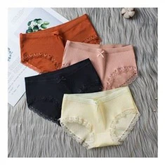 المرأة منتصف الخصر المسمار الموضوع القوس الدانتيل سراويل