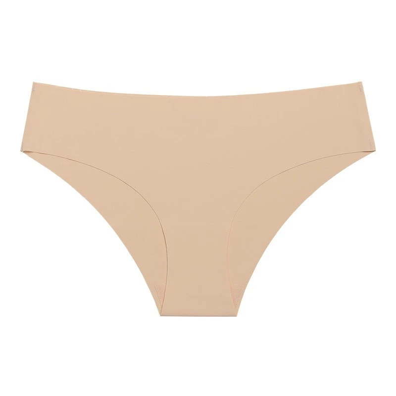 Plus Size Seamless Breathable Low Rise Yoga Gusset Underwear Women's Panties